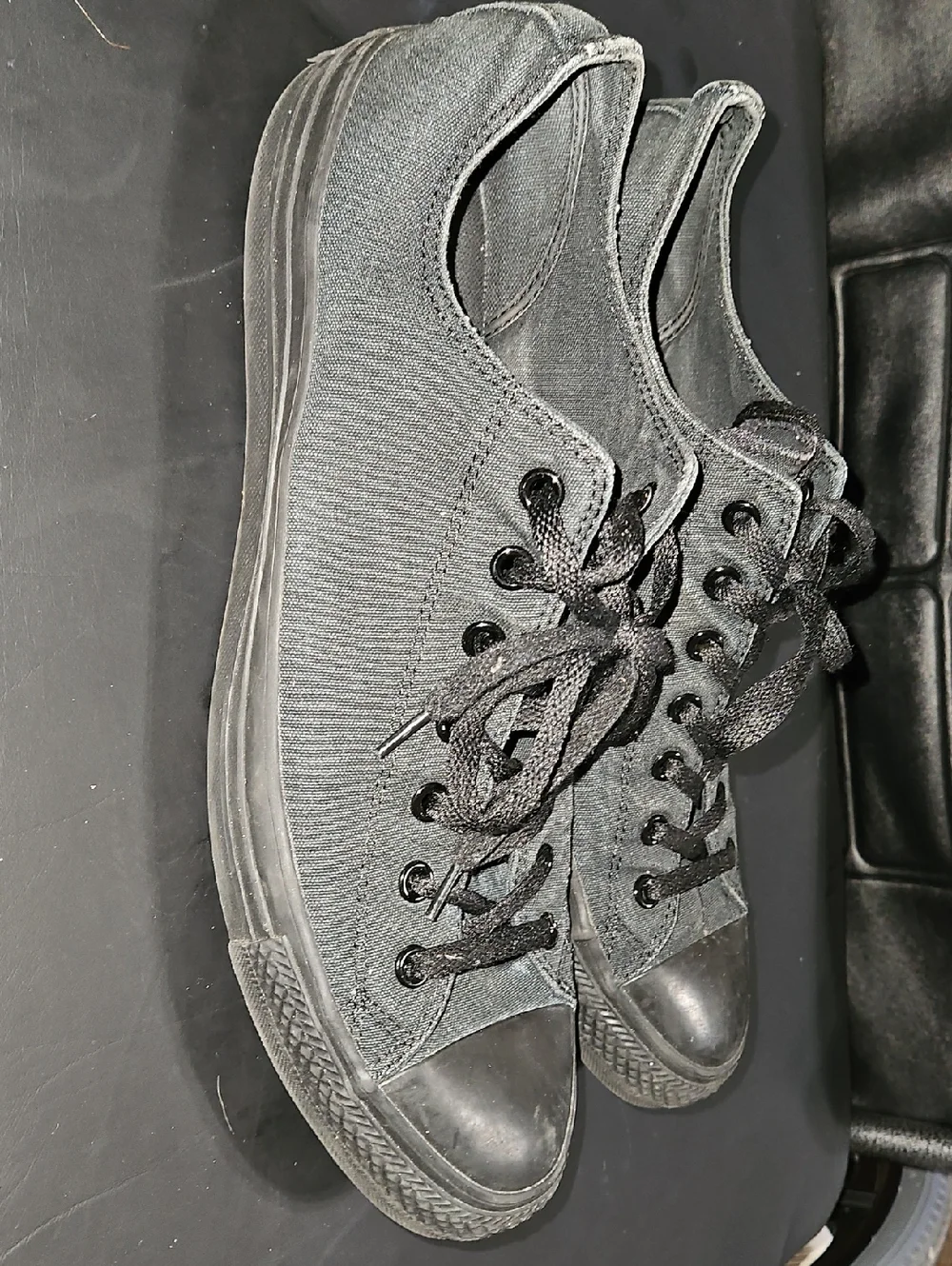 Converse Black Low Top Canvas Sneakers Size 13